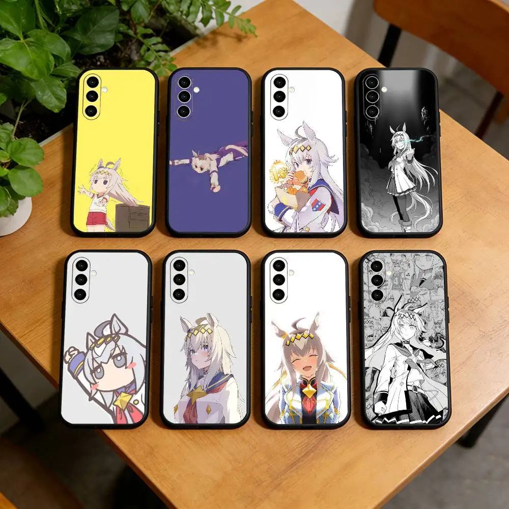 Oguri Cap Pretty Derby Phone Case For Samsung Galaxy A73,A72,A71,A70,A53,A52,A51,Soft Silicone Black Cover