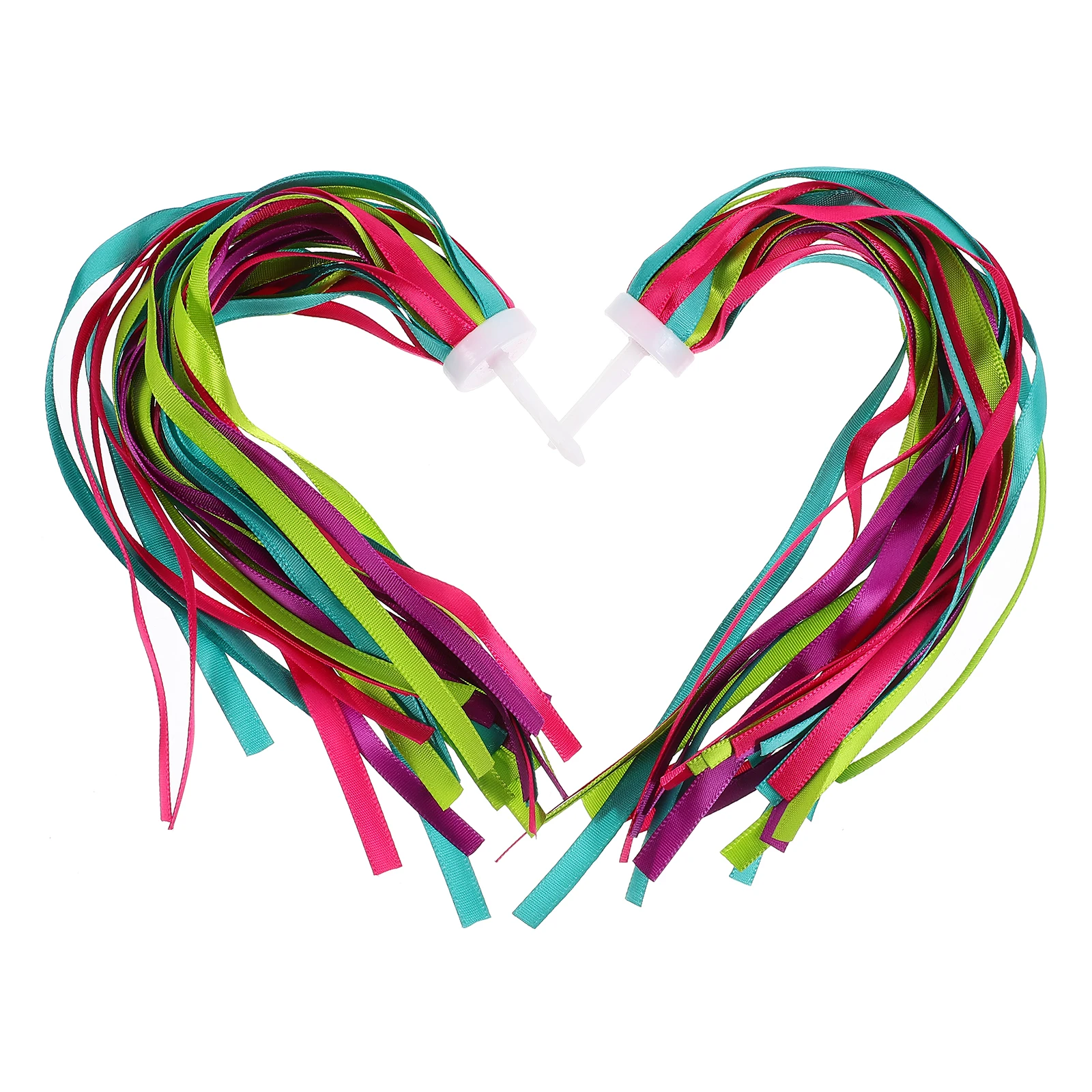 

One Pair Colorful Childrens Bike Handlebar Streamers Sparkly Ribbons for Bikes Tricycles Scooters Dance in Wind Ride