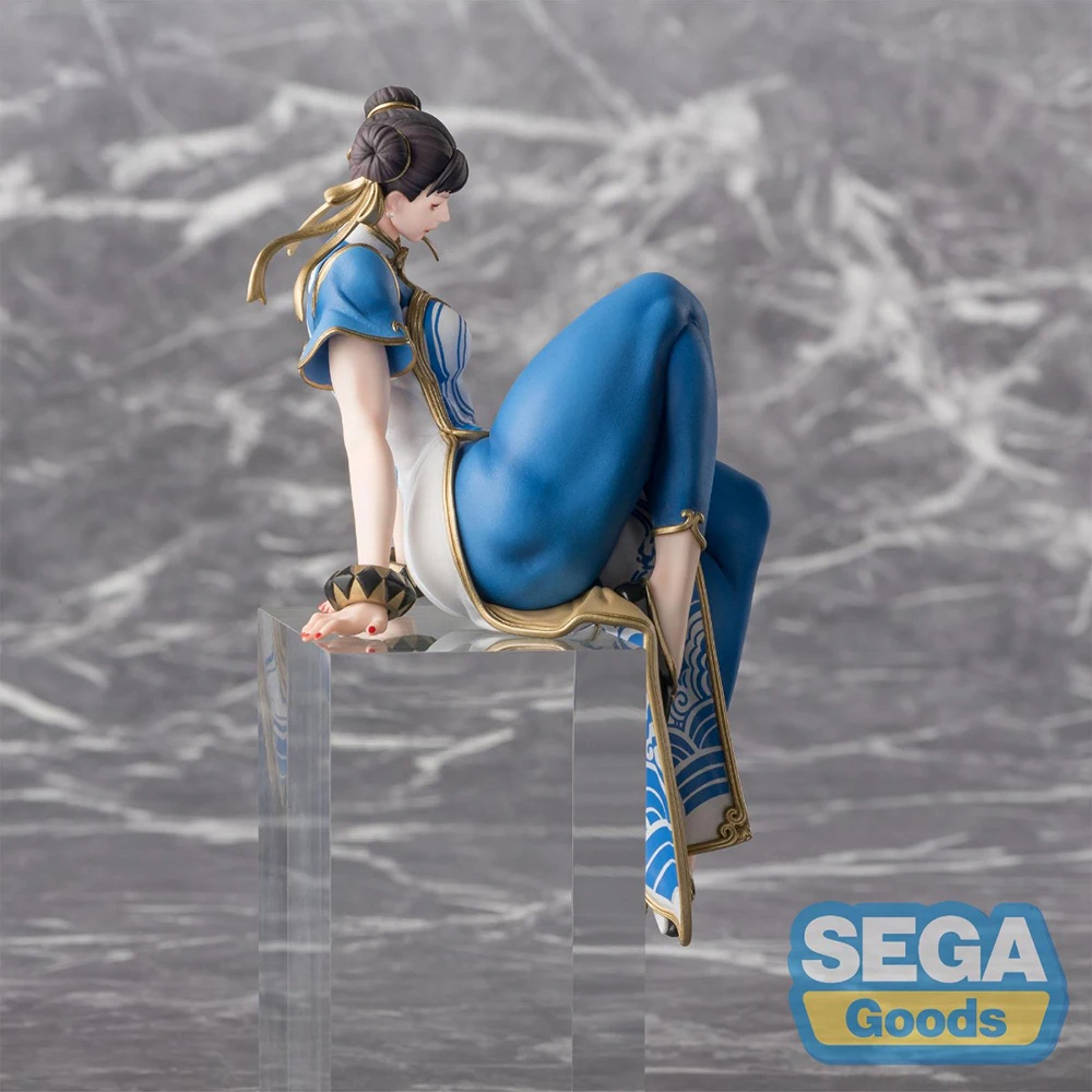 100% original em estoque sega premium chokonose figura street fighter 6 chun-li coleção série modelo de personagem de desenho animado