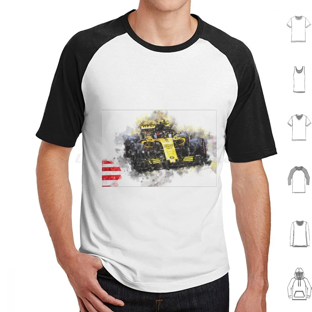 Carlos Sainz Jr. 2018 T Shirt Cotton Men Women DIY Print Racing Speed Driver Racetrack Monza Daytona Winner Motor Racing Car Le