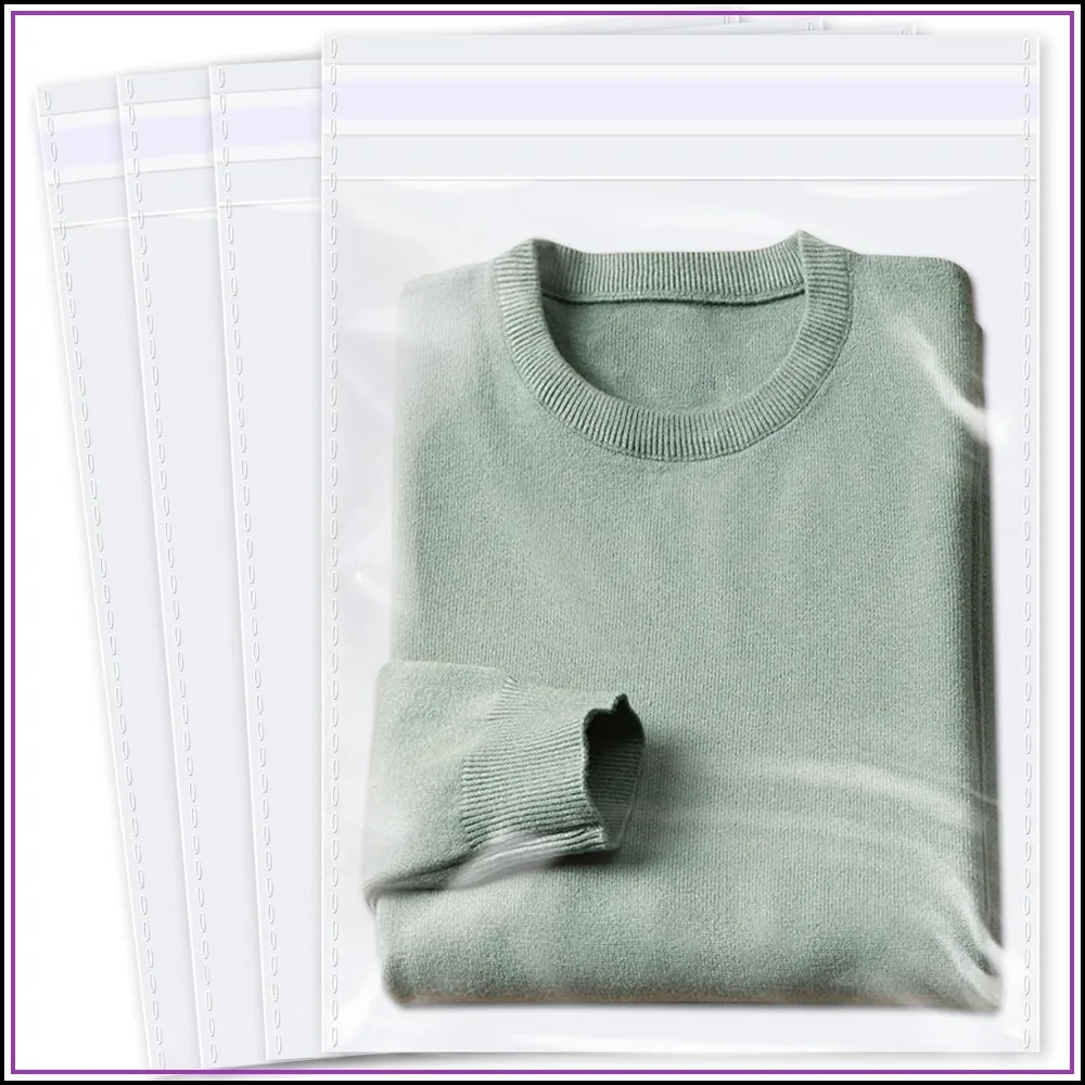 

1000 Pcs 12x18 Clear Resealable Cellophane Bags for Prints Photos Documents T-Shirt