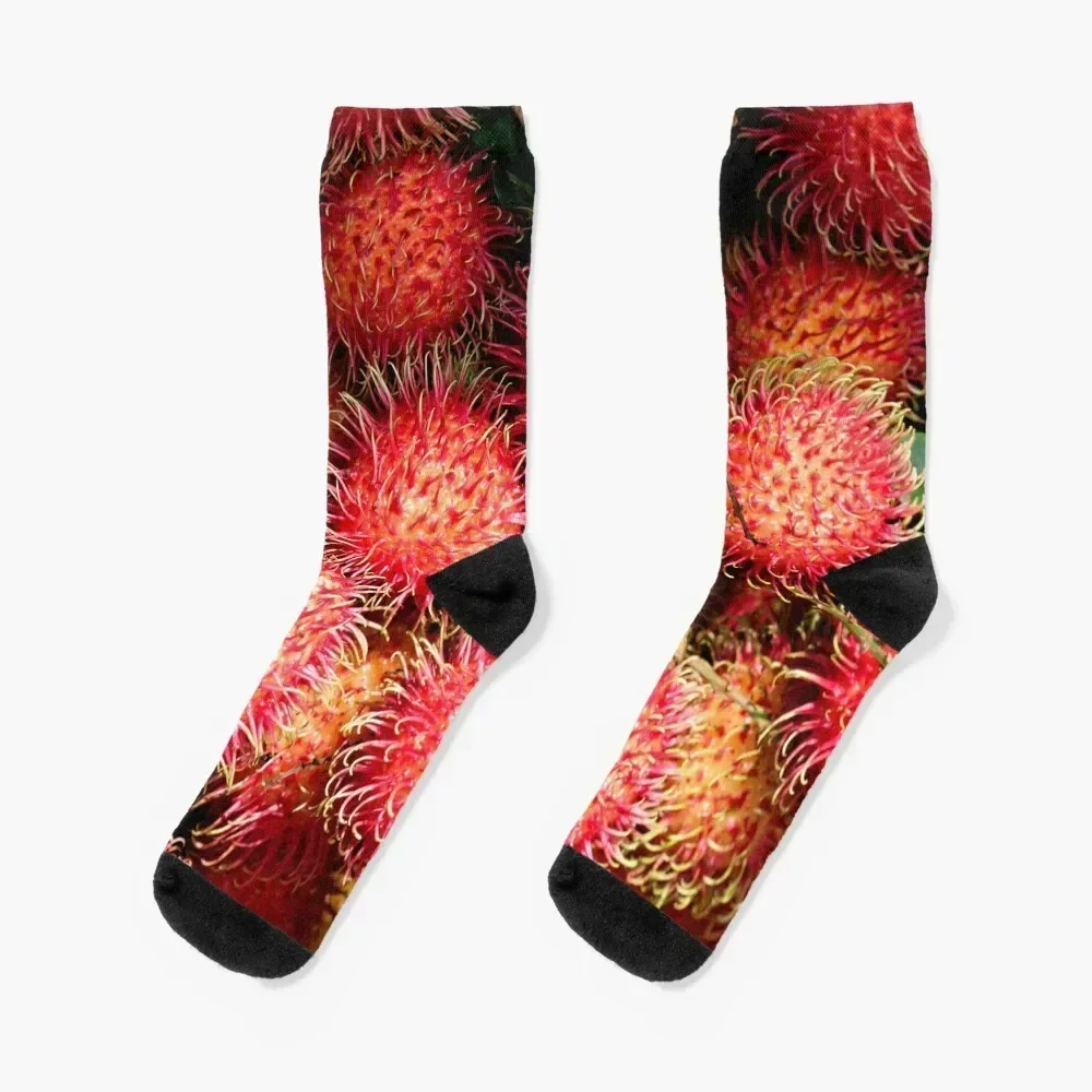 Rambutan Delight Socks heated kawaii Men Socks Luxury Brand Women's