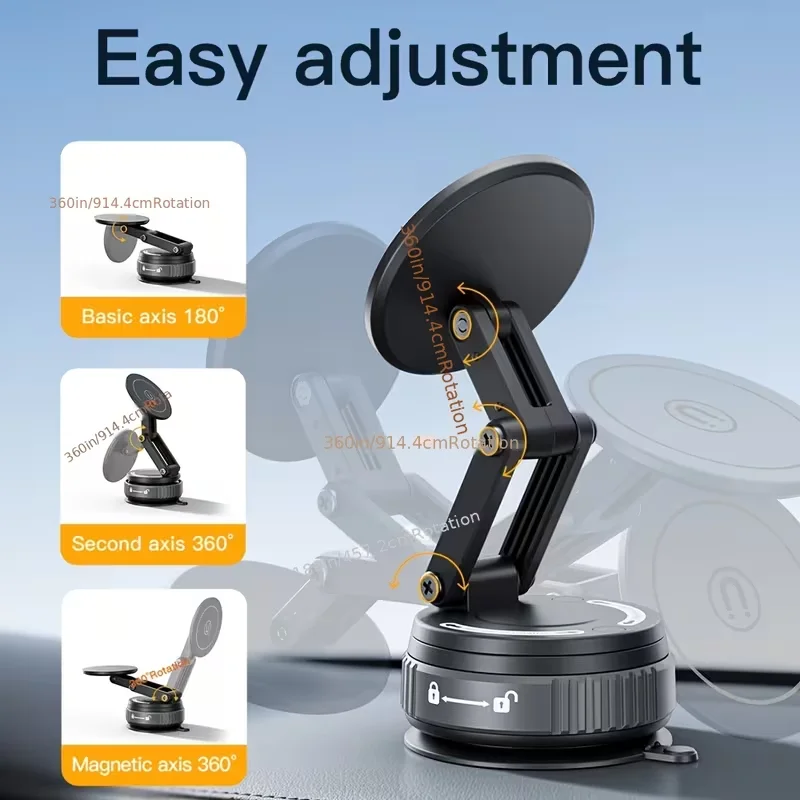 Vacuum Magnetic Car Phone Mount — product detail 3