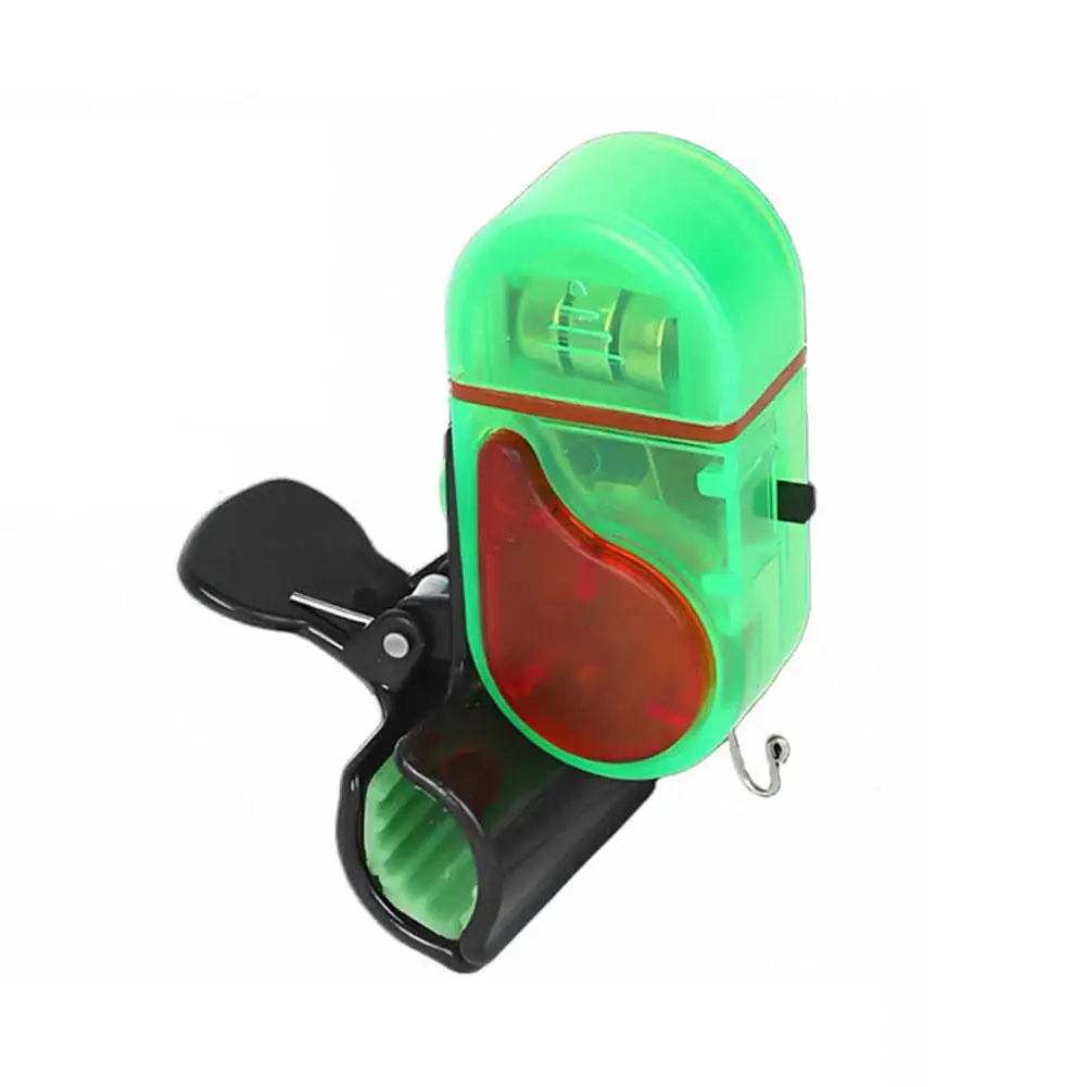 1/2PCS Angeln Biss Alarm mit LED-Licht, Clip Auf Angelrute Elektronische Fisch Biss Alarm Sound Biss Alarm Glocke mit LED Lichter