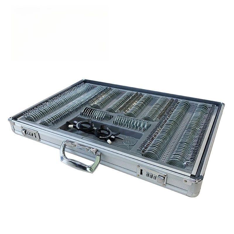 Glasses lens optometry box, insert box, optometry equipment, optometry disc, vision insert box 266 pieces