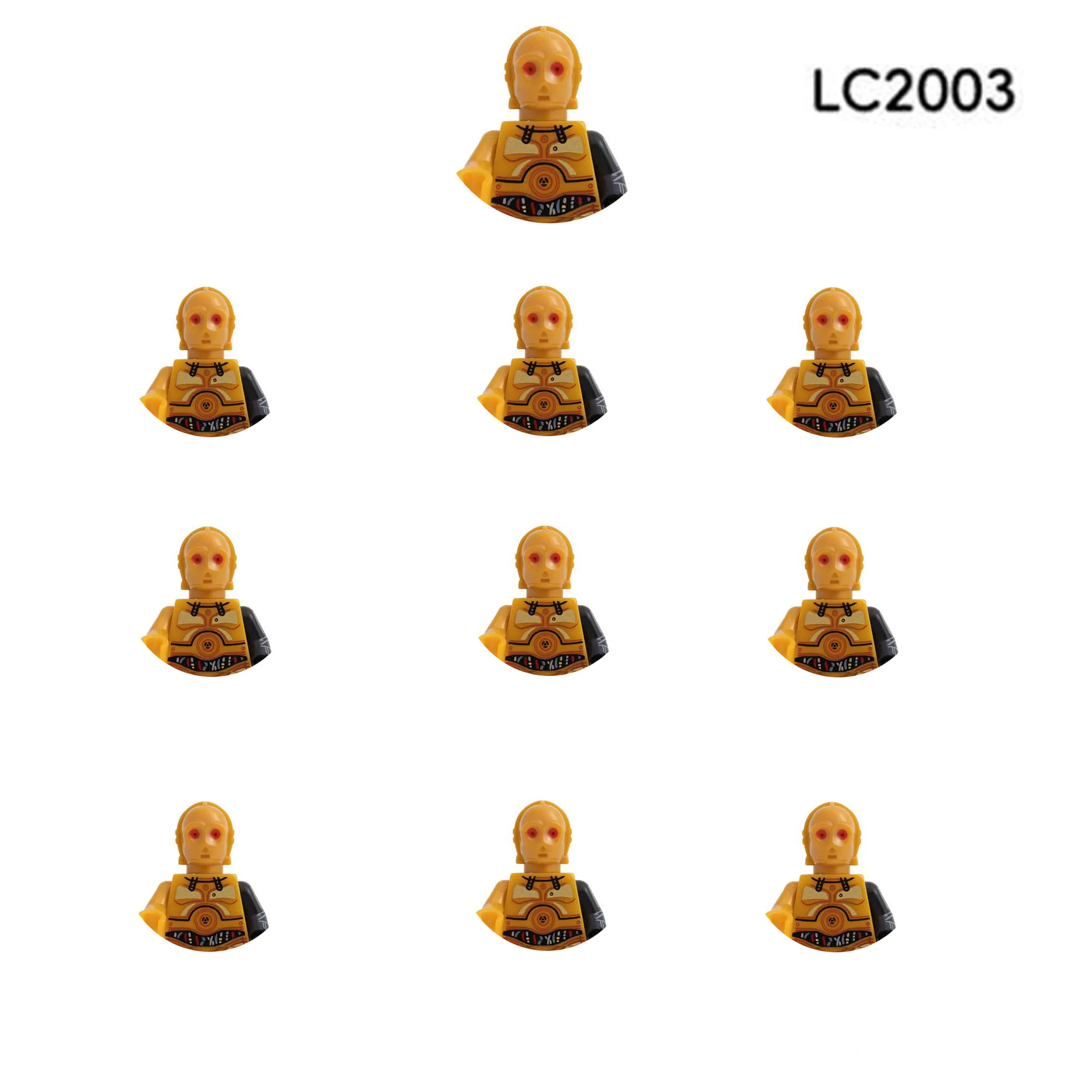10pcs/set building Blocks Jabba Darth Talon Jaina solo Asajj Ventress mini action toy doll assembly toy Darth jar jar Binks