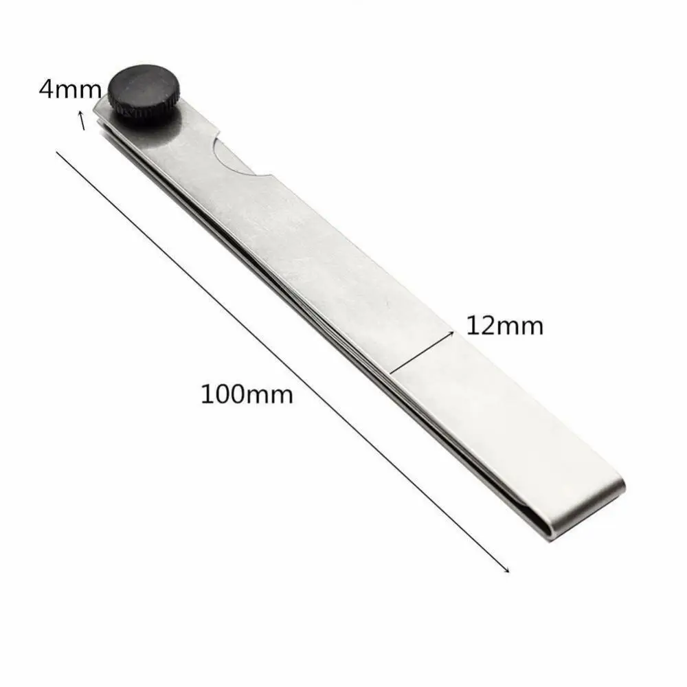 Imagem -06 - Feeler Gauge Métrico Gap Filler Gauge Conjunto Válvulas Folhagem de Válvulas Vela de Faísca Gap para Medição Probe Gap Ferramenta de Análise de Medição