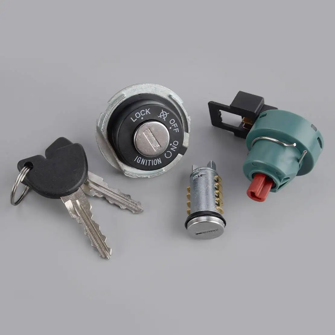 Ignition Switch Lock with Lock Cylinder Key Module Kit Fit For Piaggio ZIP50 ZIP100 FLY125/150 VESPA ET2 ET4 50CC Model