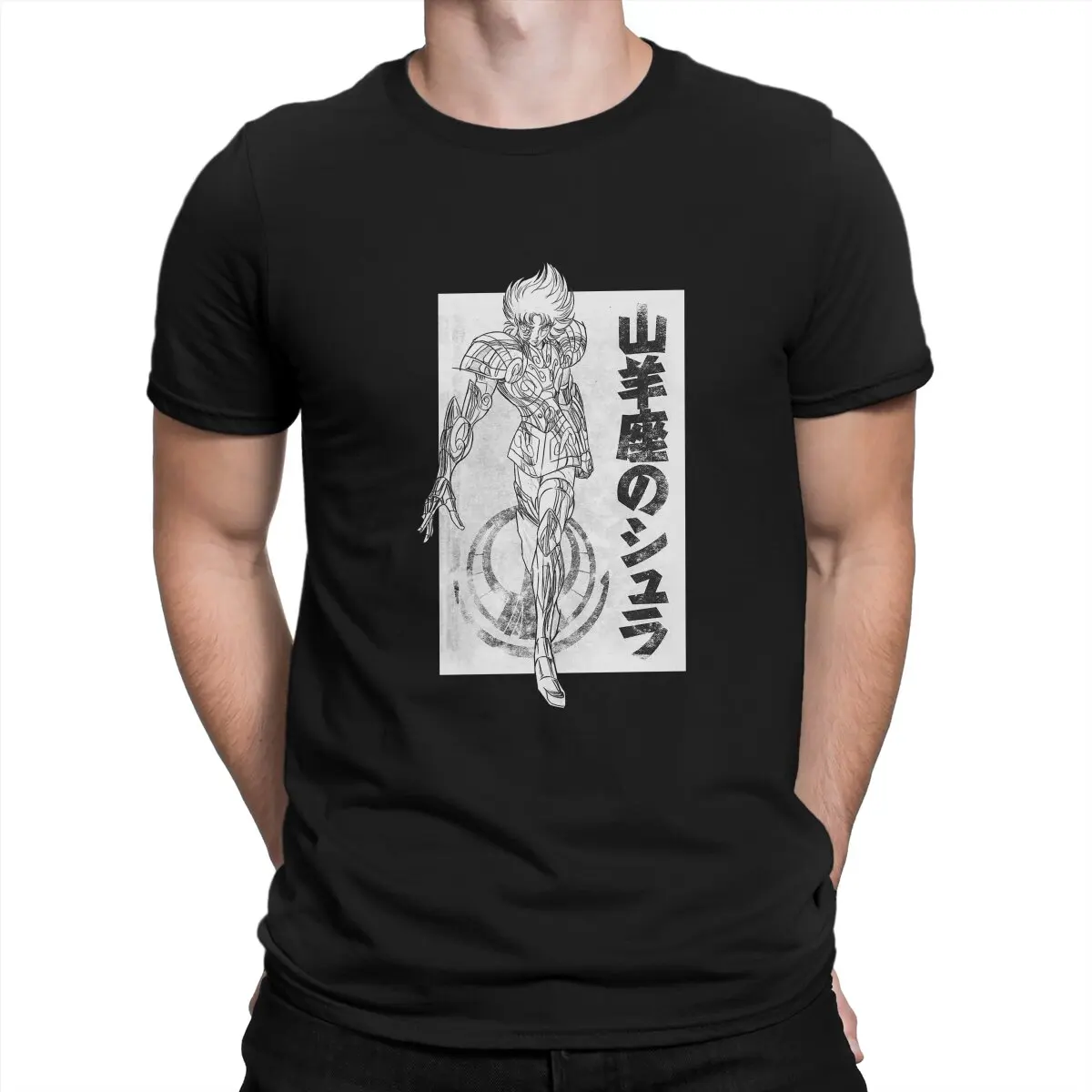 Shura no Capricorn SaintSeiya T Shirt Punk Crewneck TShirt Polyester Clothing