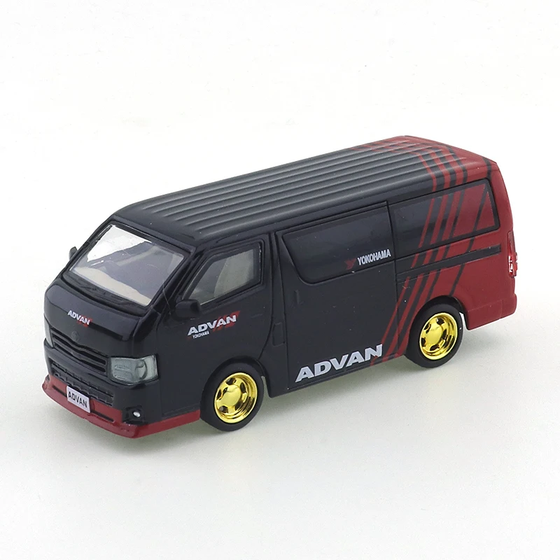 MASDI 1/64 TOYOTA HIACE 2010 Auto Legering Speelgoed Motorvoertuig Diecast Metaal Model voor Kinderen