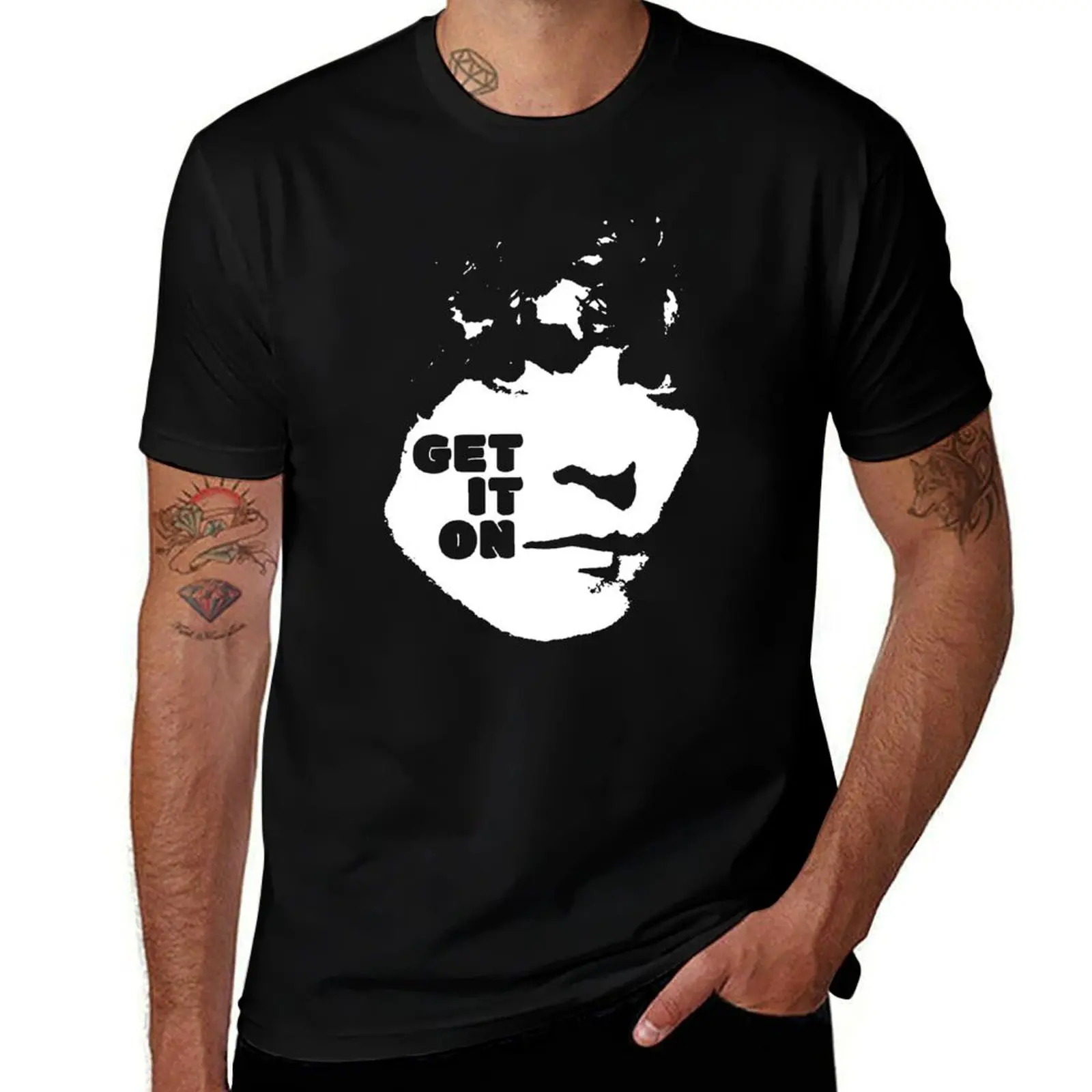 T-Rex Marc Bolan Get It On Bang A Gong T-Shirt Ultra Soft Breathable Tee Top