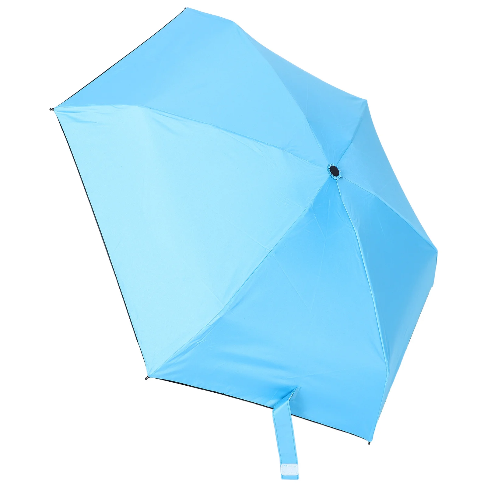 

Mini Compact Foldable Umbrella Black Coating 6-Bone Uv Protection Travel Rain Sun Windproof Handbag Umbrella Rain Umbrellas