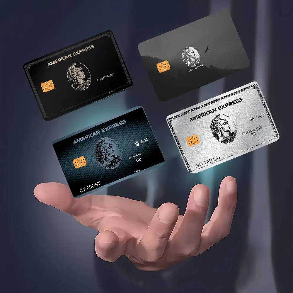 Карта American Express Centurion, декоративная водонепроницаемая пленка, кожный чехол, наклейки для кредитных карт, дебетовая передняя банка, автобусный проход