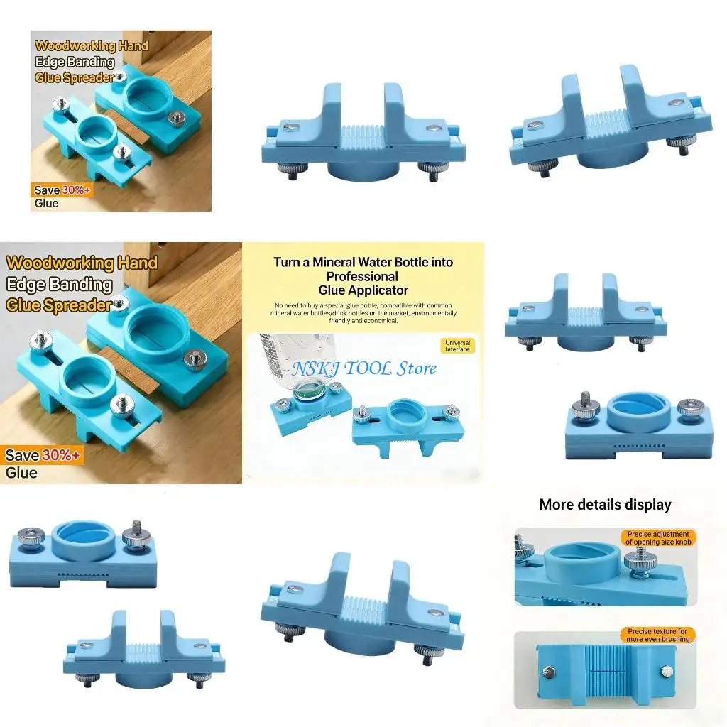 

L8RC Woodworking Banding Glues Applicator Board Brush Glues Limiter Enduring