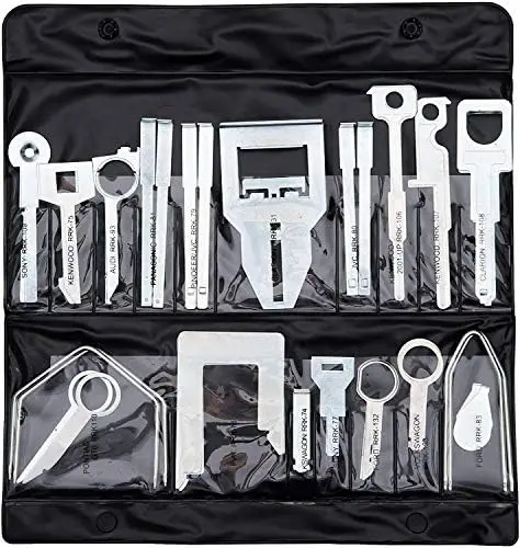 

Keple 38-Piece Car Radio Removal Tool Kit for Stereo, GPS, CD Player – Universal Installation & Disassembly Set