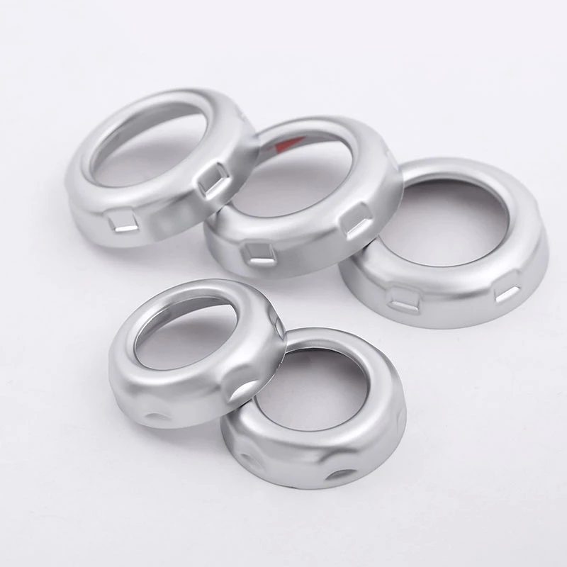 5pcs For Land Rover Discovery 4 LR4 Range Rover Sport  ABS Chrome Volume Air Conditioning Knob Cover Trim Accessorie