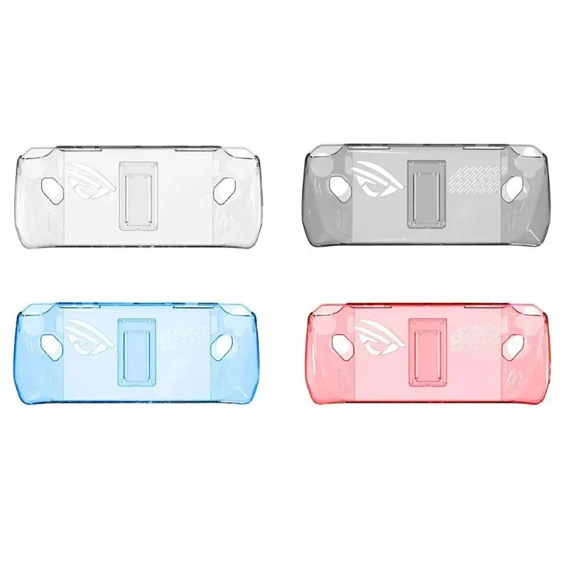 

New Shockproof Protective Case with Kickstand PC Back Cover Transparent Full Coverage Handheld Console Shell for Asus ROG Ally