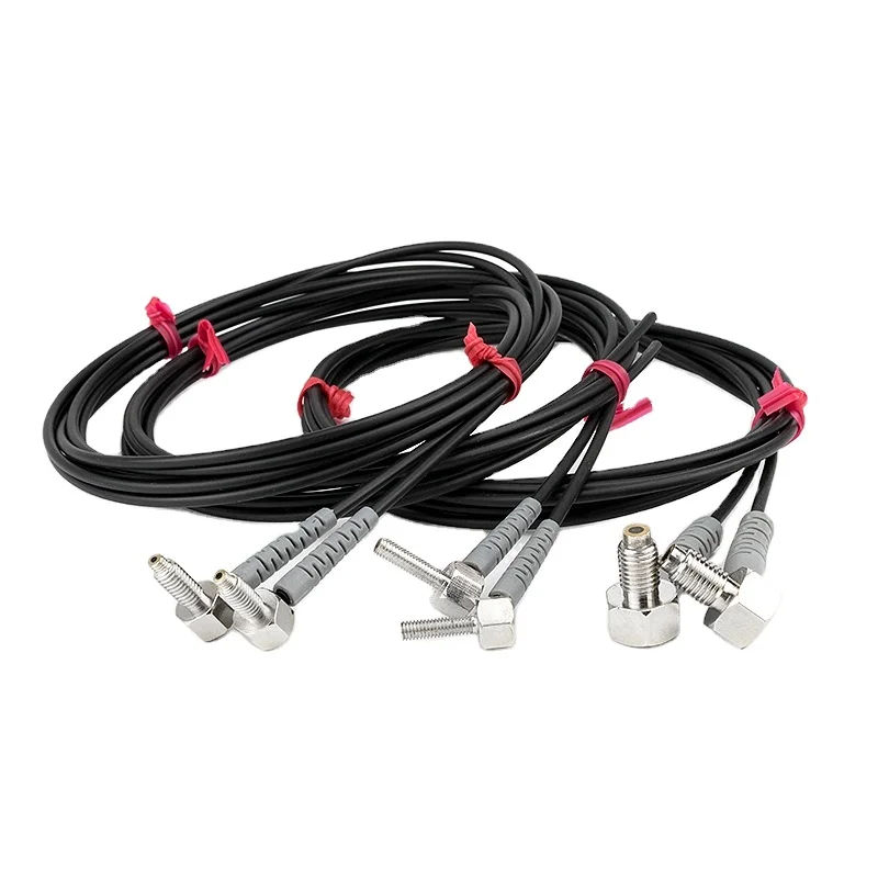 LSD-T Bent Fiber Optic Sensor Elbow Fiber Coaxial Multicore Screw Mount NPN PNP Output