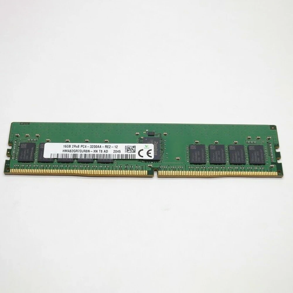 1Pcs For SK Hynix RAM 16GB 2RX8 PC4 3200AA ECC Memory 16G DDR4 3200 HMA82GR7DJR8N-XN