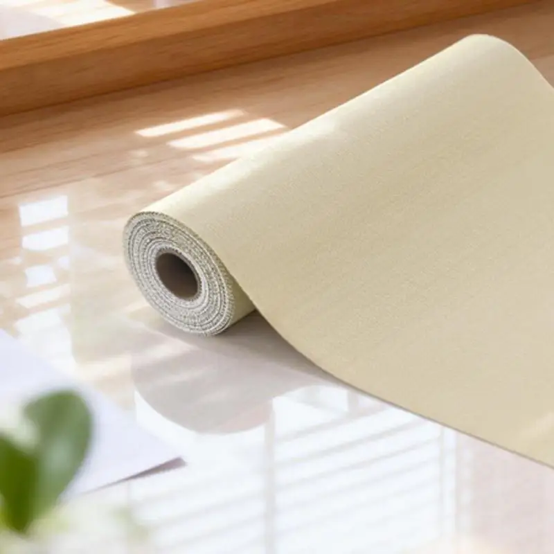 1Roll 1.5M Non-Adhesive Kicthen Liners For Cupboard, Dresser, Shelves, Tool Box, Pantry, Strong Grip Paper Easy Install
