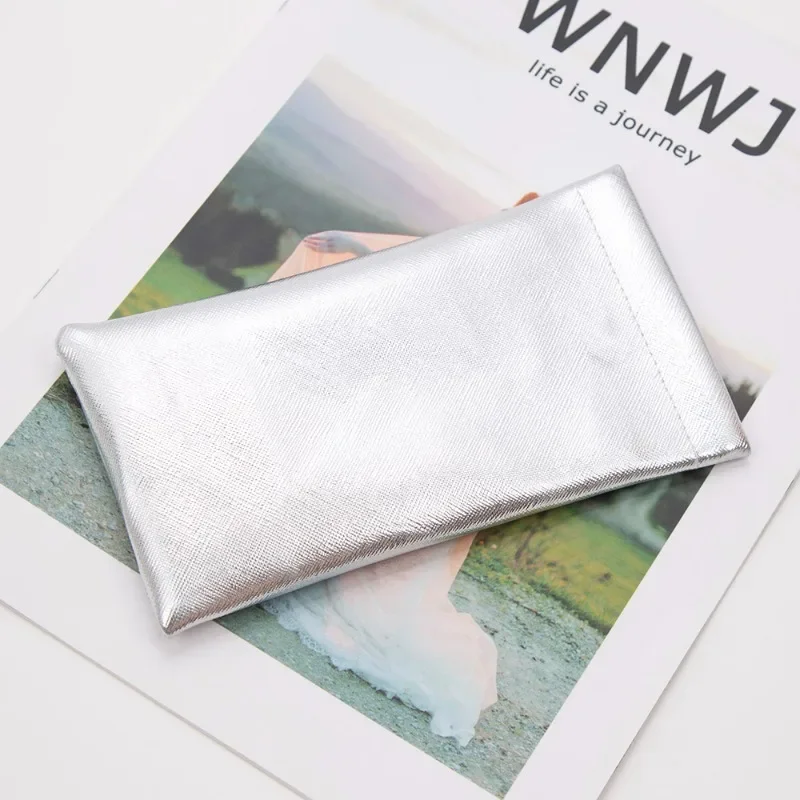 

1PC Women Protable Glasses Bag Soft PU Leather Sunglasses Protector Travel Pouch Reading Sunglasses Bag Eyewear Accessories