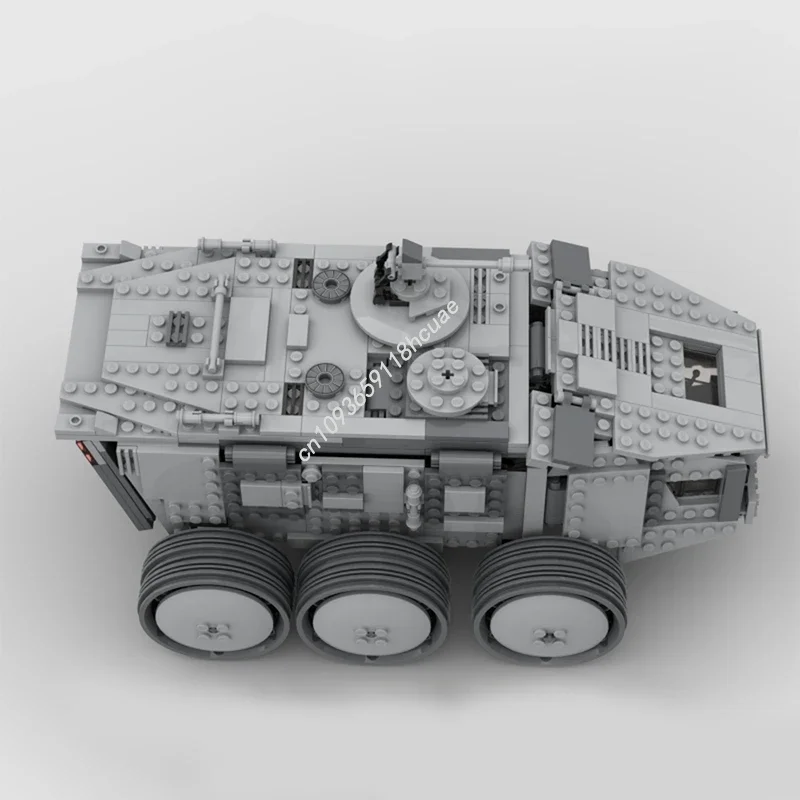 582PCS Star Battle Imperial Modular Transport (MOD-T) Famous Film Model Moc Building Blocks Stacking Brick Creative Toy Kid Gift