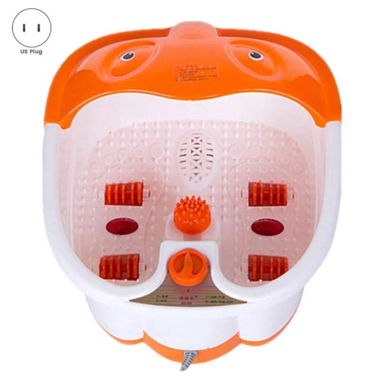 Massage électrique domestique bain de pieds rouleau bain de pieds entièrement automatique chauffé bain de pieds Massage des pieds