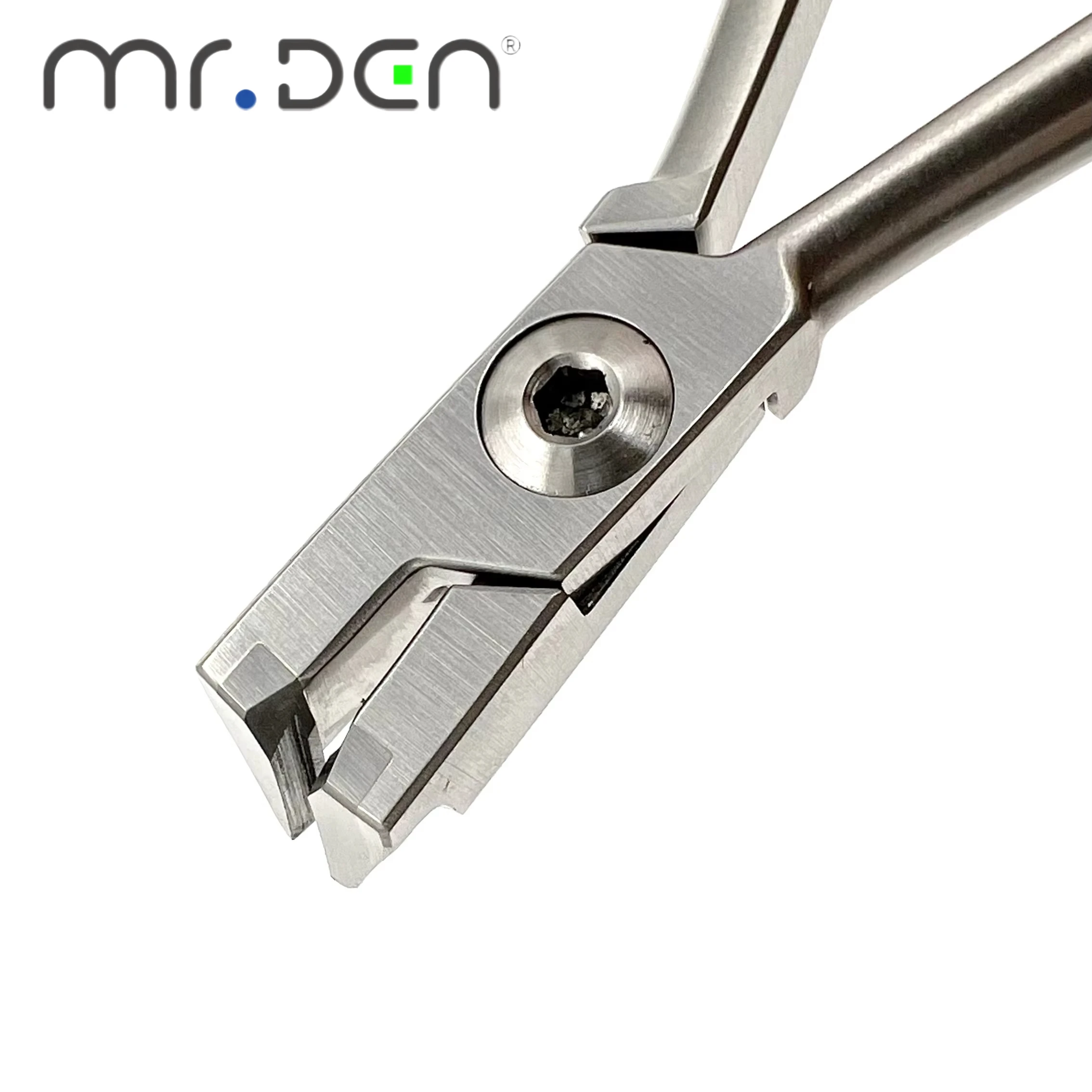 MR DEN كماشة تقويم الأسنان عالية الجودة شقة البعيدة نهاية القاطع أدوات قطع الأوعية الدموية لأسلاك قوس تقويم الأسنان