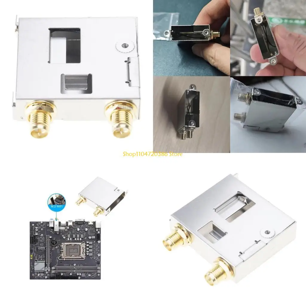 M.2 WiFi Unit Delivering Wireless Laptop Card Wireless Wifi Card Stainless Steel， Stainless Steel Box Wireless Networking Card