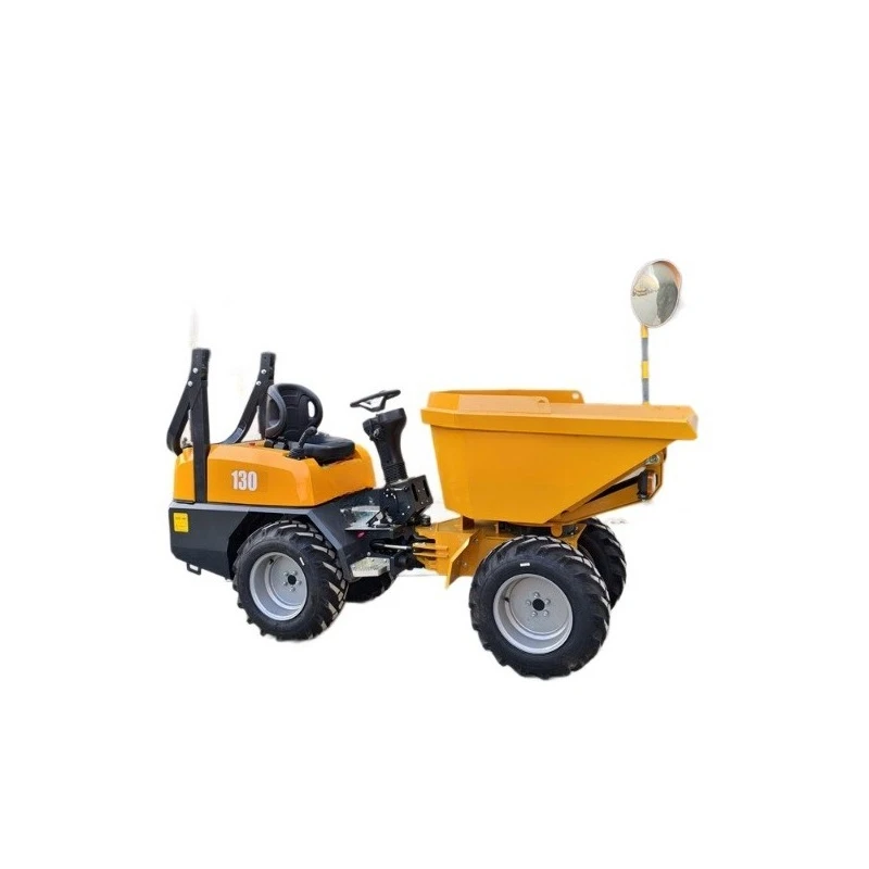 Agricultural front unloading dump truck HT130 hydraulic loading truck with rotary dump truck