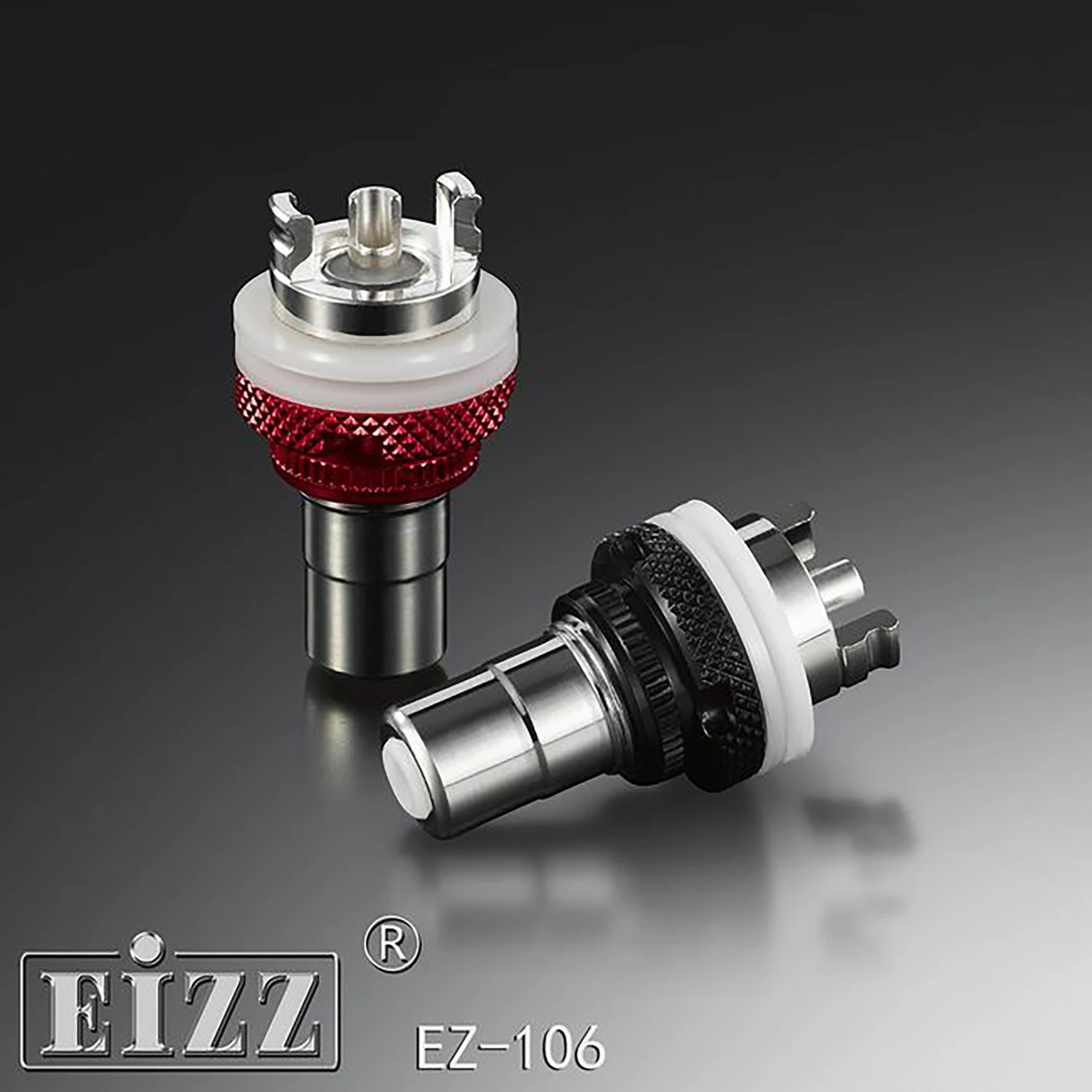 EIZZ Silver Plated Brass RCA Jack Female Socket Connector For HiFi Audio Video TV CD AMP Signal Panel Chassis Mount EZ-106
