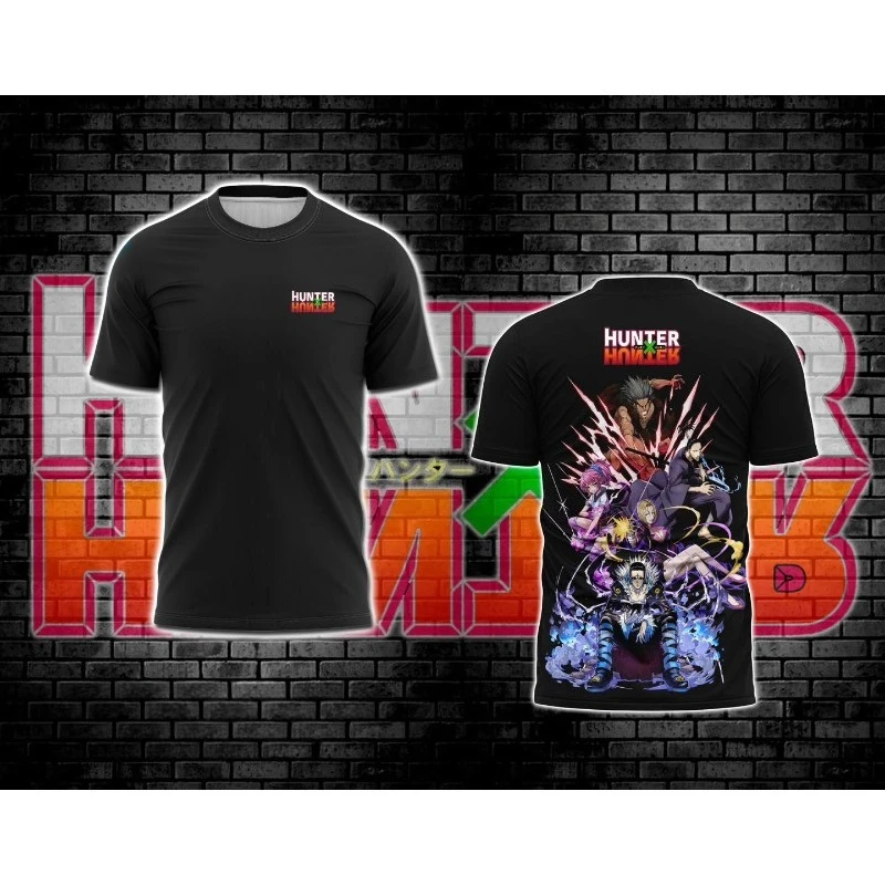 

Bandai Anime Hunter X Hunter Phantom Troupe Мужская футболка с 3D принтом Повседневная уличная одежда Фанаты аниме Must Have Удобная повседневная одежда