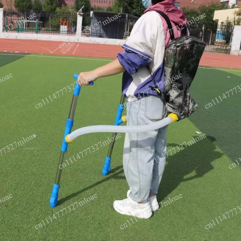 15L backpack fertilizer applicator, operated with one or both hands, can adjust the fertilizer amount of 0-30 grams, backpack