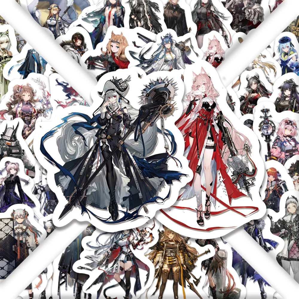 10/50/100PCS Nieuwe Arknights Game Stickers Fun Cool Persoonlijkheid Creatieve Decoratie Graffiti Decoratie Speelgoed Geschenken DIY boekenplank