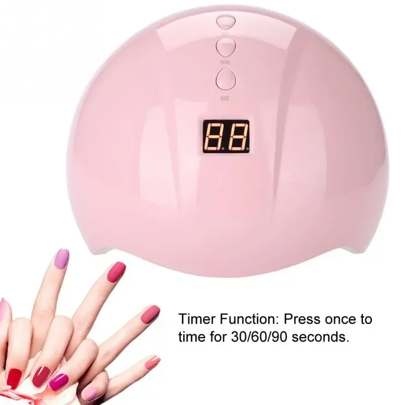 USB Nail Art Tools Kit, 24W LED UV nageldrogerlamp, dubbele lichtbron nagelgel fototherapiemachine, manicure gellak