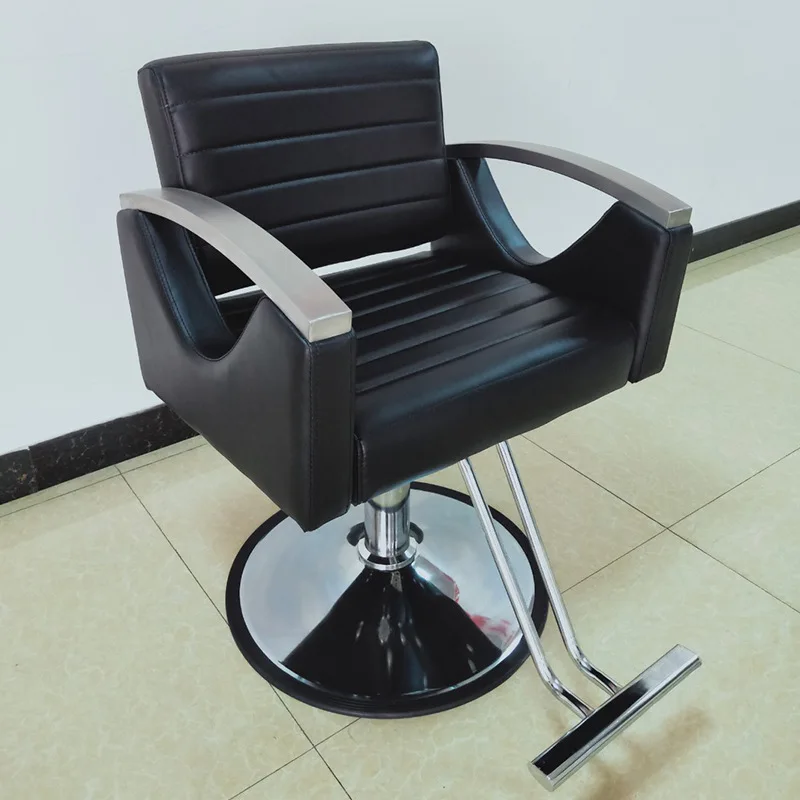 Roller skating explosion-proof stool with wheels Barber shop Internet celebrity chair Hair stool