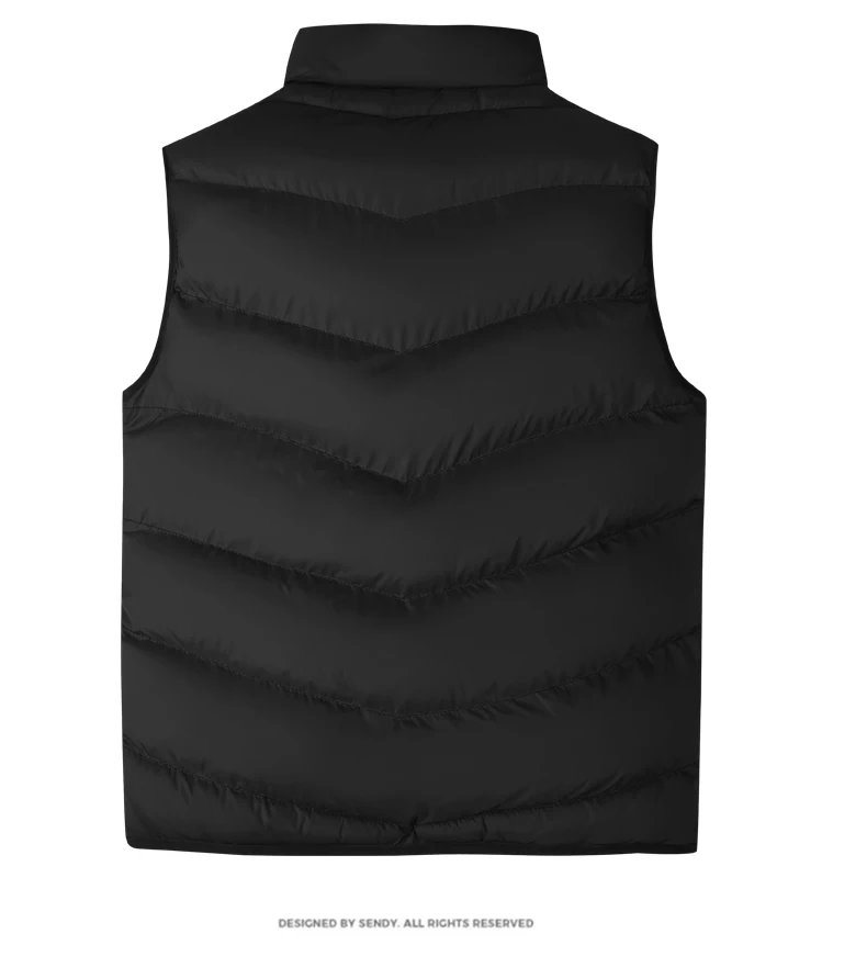 2025 الرجال الخريف والشتاء معاطف الشباب سميكة والصوف الدافئة صدرية العصرية سترة أسفل سترة قطنية عالية الجودة #6