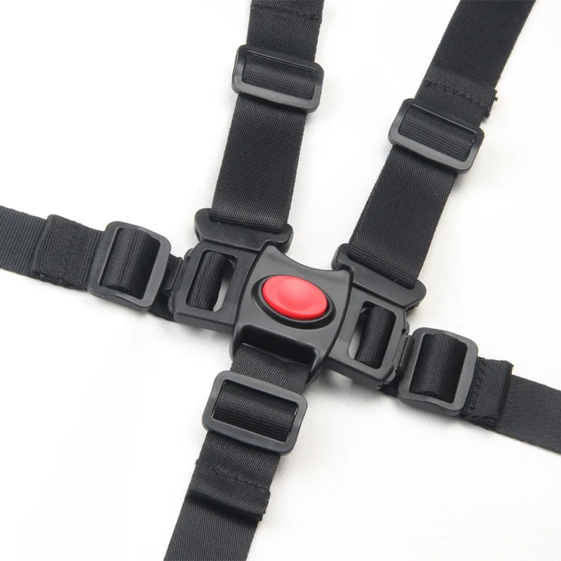 Accesorios para cochecito de bebé, cinturón de seguridad de cinco puntos, asiento para el almuerzo, cinturón de seguridad de coche para bebé, cinturón de seguridad Universal