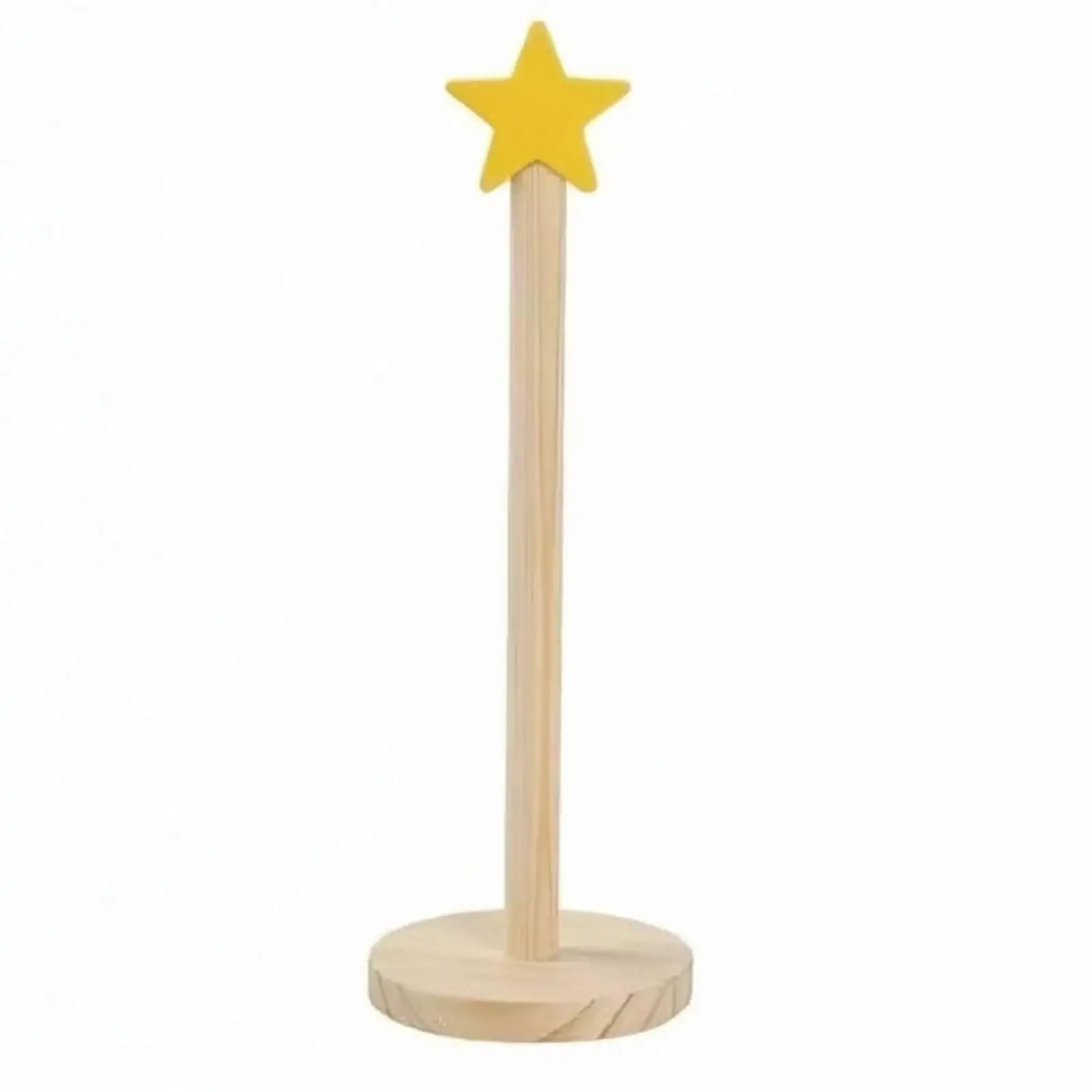 Vertical Scrunchie Holder Wood Hair Tie Stand for Desk Organization Cute Accessory Display for Bedroom