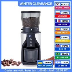 BioloMix Automatic Conical Burr Mill Coffee Grinder, with 31 Grind Settings for Espresso Turkish Coffee Pour Over