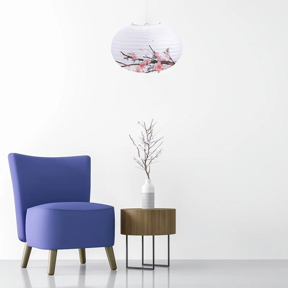 2 Pcs Paper Lamp Shades Ceiling Lampshade Decorations Decorative Light Pendant Lights