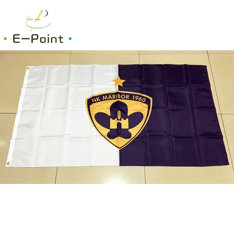 NK Maribor Flag 3ft*5ft (90*150cm) Size Christmas Decorations for Home Flag Banner Gifts