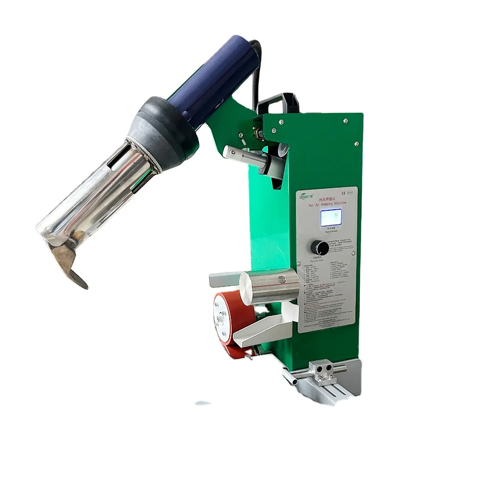 New Desktop PVC Tarpaulin Heat Sealing Machine Plastic/PVC Flex Banner Welder Air Jointing Tarpaulin Hemming Welding Machine