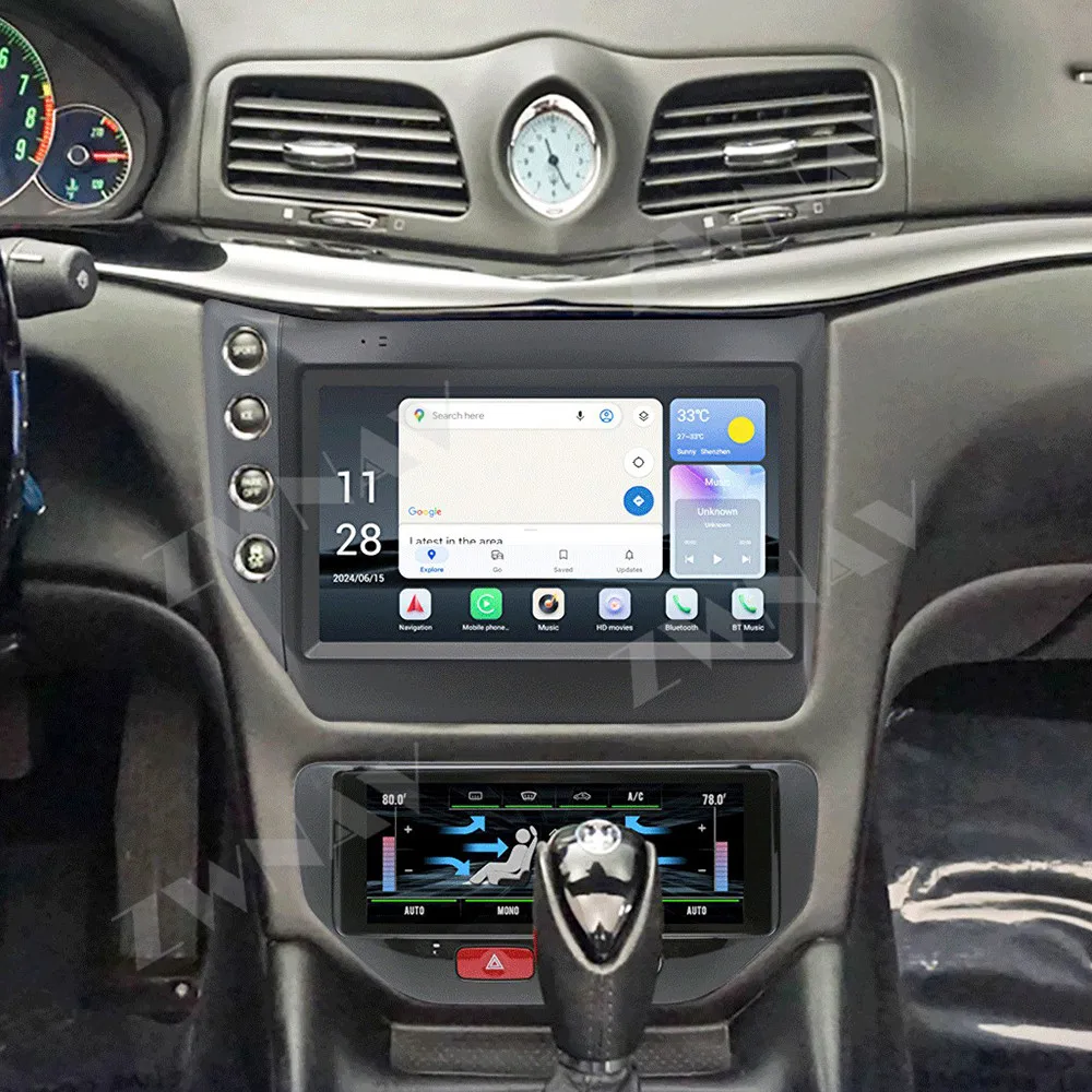 

9” For Maserati GT 2007-2015 Android auto touch screen GPS navigation carplay multimedia player radio wireless head unit