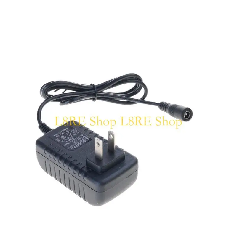 L8RE Reliable 12V  Power Adapter for Various Devices  Safety Mechanisms Enduring