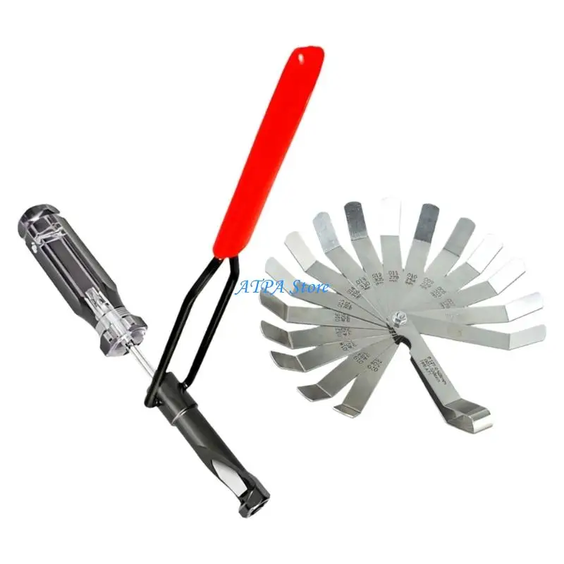 

U13C Strong Valves Clearance Gauges Tool with Not Slip Rubber Grip Engine Valves Adjustment for Smooth & Easy Engine Tuning