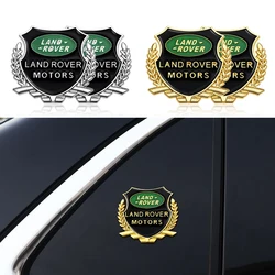 Pegatina de Metal 3D para coche Land Rover, calcomanía de insignia de estilo Wheatlace para Land Rover Sport, Rover Rnage 2, 3, Freelander Defender, emblema Evoque, 2 piezas