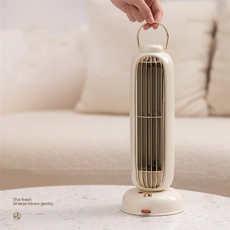 HIWS USB برج مروحة 3600MAh بطارية قابلة للشحن الروائح بلا أوراق برج مروحة المحمولة سطح المكتب مبرد الهواء للدراسة المنزلية-C