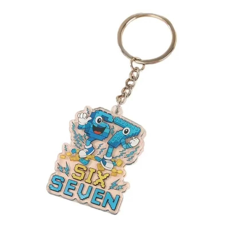 Funny Engaging Internet Memes Keyring Charm Crafted from High Quality Acrylic for Gifts or Accessories.