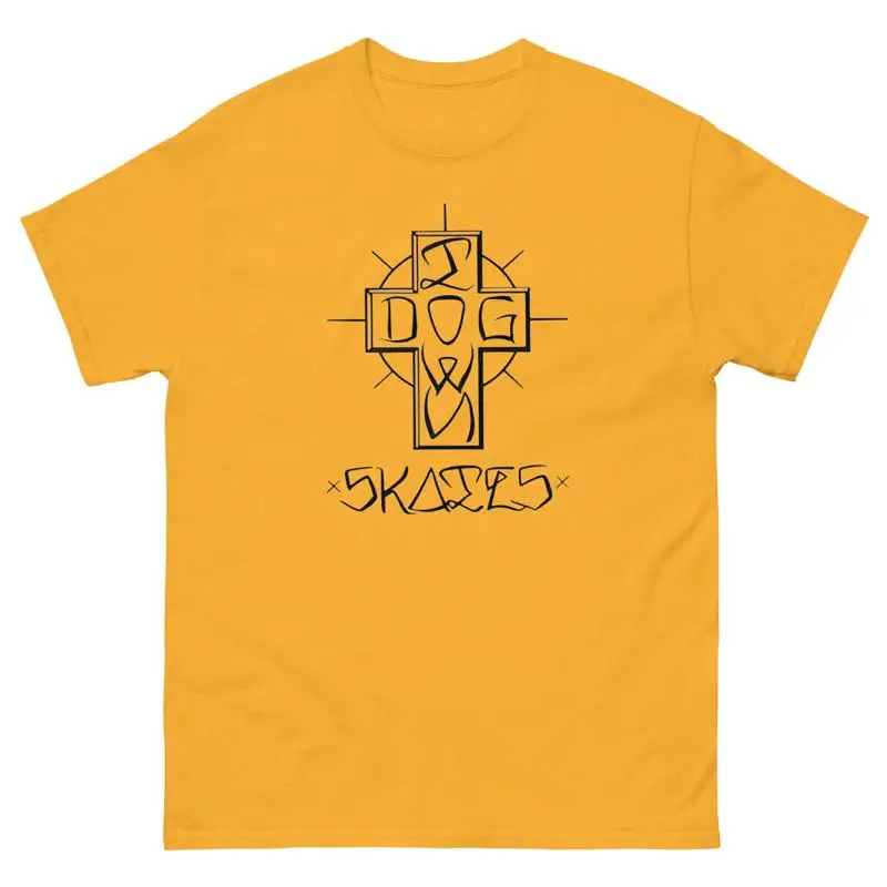 Dog Town Patins Todos os Cores Retro Vintage Skateboarding Camiseta